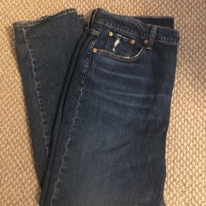 Gap Sky High Straight Jeans Size 34 or 18R 0130